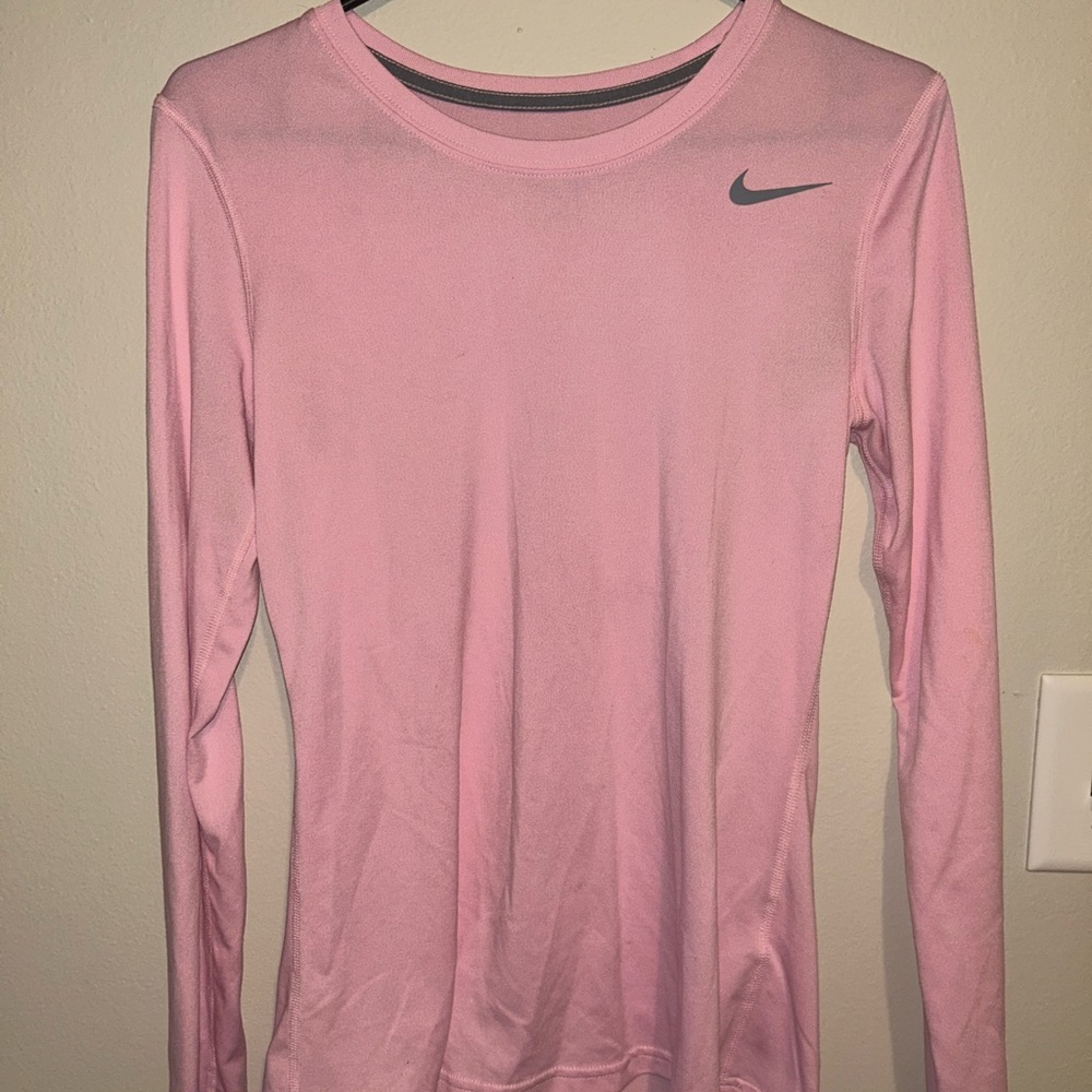 Nike Pink Long Sleeve Tee